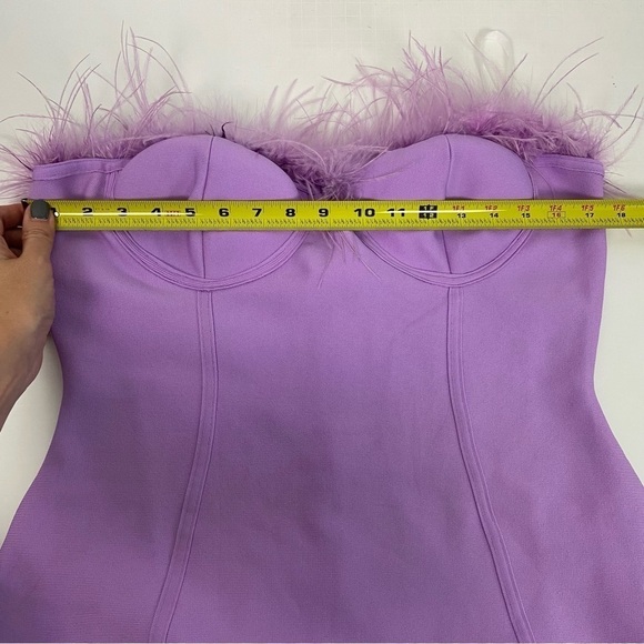 Superdown Ramona Bustier Dress in Purple Size XL - Picture 11 of 13